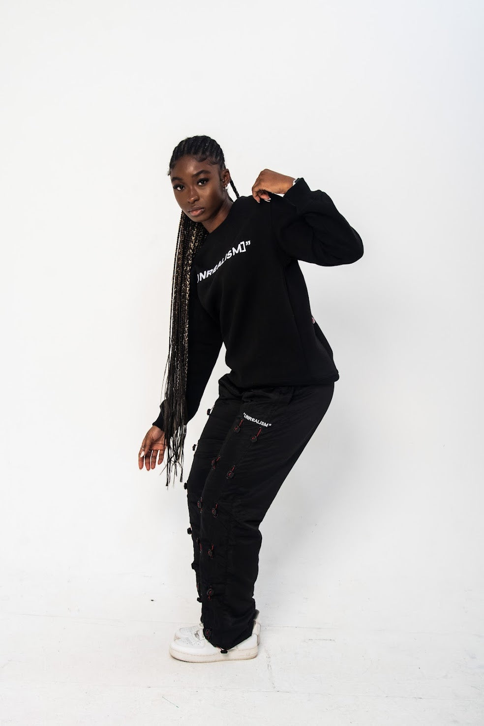"UNREALISM" ZIP TIE GALORE  PANTS (Unisex)