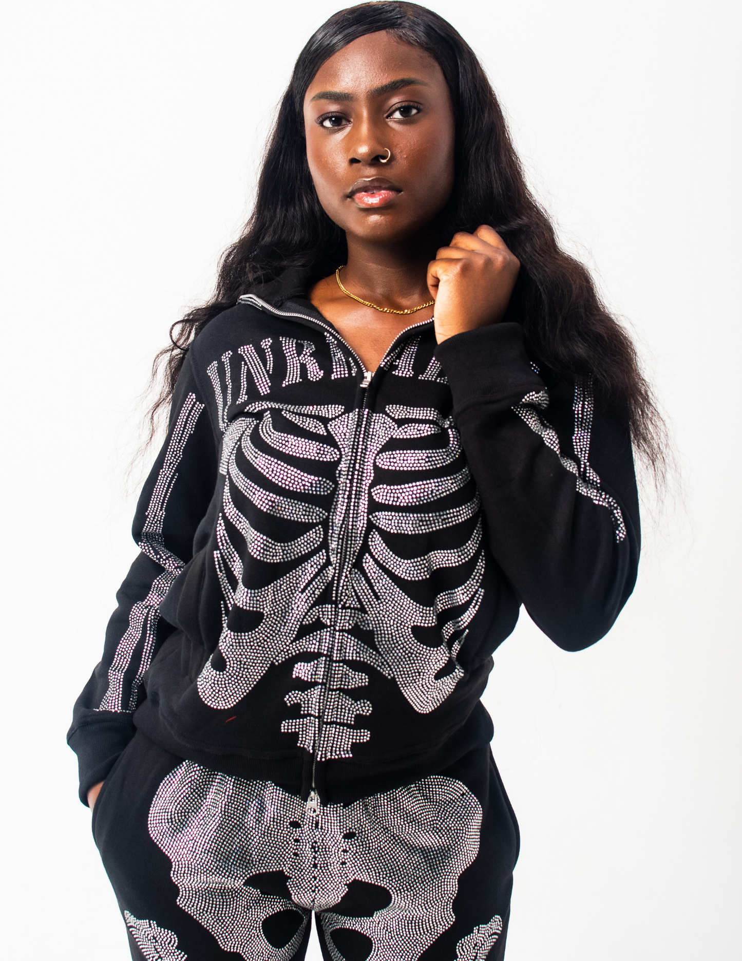 "UNREALISM"  SKELETON FULL SWEAT SUIT (Unisex)